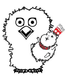 Owl holding Lafluer