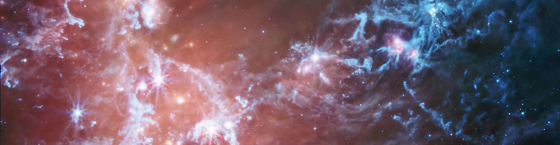 A starscape with a nebula